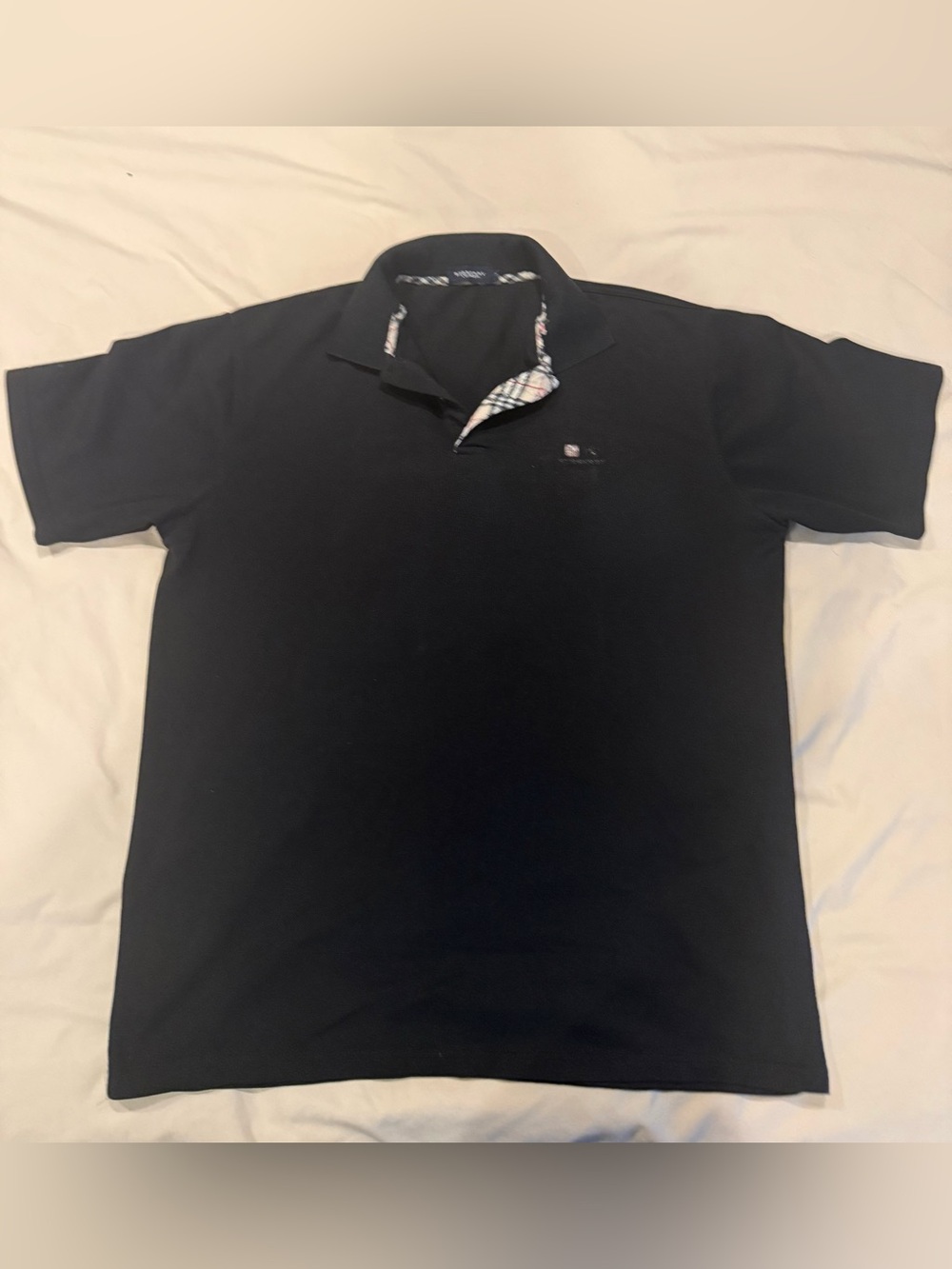 Burberry Men's Black Polo Shirt